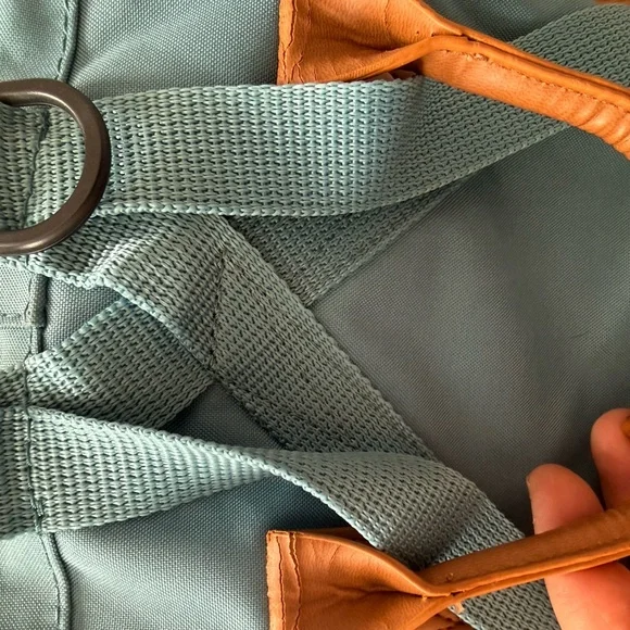 Kånken Mini Backpack - Blue and Tan - Picture 7 of 10